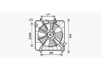 Fan, radiator HD7538 Ava Quality Cooling