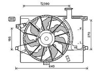 Fan, radiator HY7567 Ava Quality Cooling