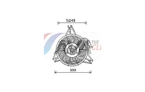 Fan, radiator HY7571 Ava Quality Cooling