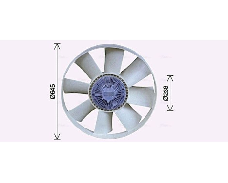 Fan, radiator IVF142 Ava Quality Cooling