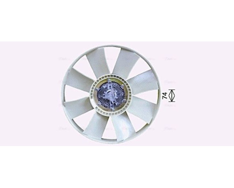 Fan, radiator IVF142 Ava Quality Cooling, Image 2