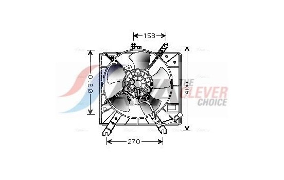 Fan, radiator KA7505 Ava Quality Cooling