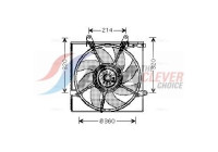 Fan, radiator KA7508 Ava Quality Cooling