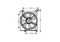 Fan, radiator KA7512 Ava Quality Cooling