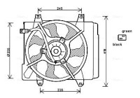 Fan, radiator KA7520 Ava Quality Cooling