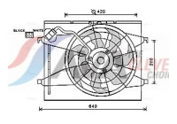 Fan, radiator KA7523 Ava Quality Cooling