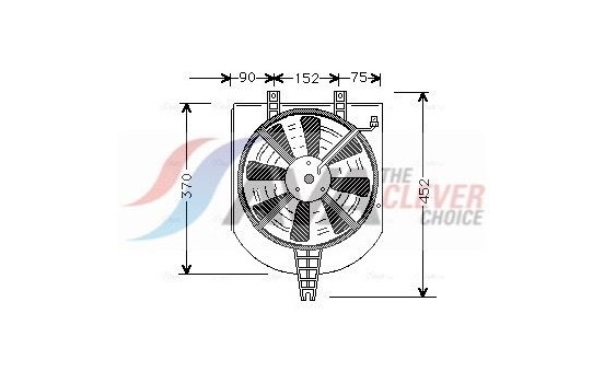 Fan, radiator MT7501 Ava Quality Cooling