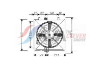 Fan, radiator MT7502 Ava Quality Cooling