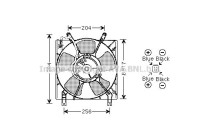 Fan, radiator MT7514 Ava Quality Cooling