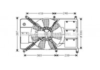 Fan, radiator MT7522 Ava Quality Cooling