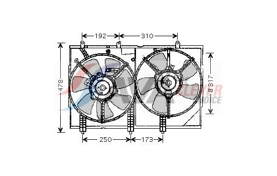 Fan, radiator MT7523 Ava Quality Cooling