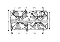 Fan, radiator MT7524 Ava Quality Cooling