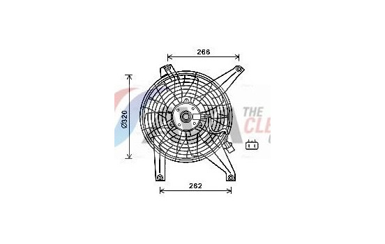 Fan, radiator MT7528 Ava Quality Cooling