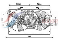 Fan, radiator MT7530 Ava Quality Cooling