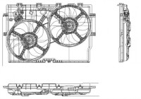 Fan, radiator MTC578AX Magneti Marelli