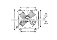 Fan, radiator MZ7505 Ava Quality Cooling