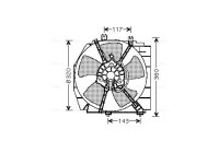 Fan, radiator MZ7513 Ava Quality Cooling