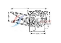 Fan, radiator OL7515 Ava Quality Cooling
