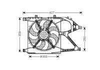 Fan, radiator OL7519 Ava Quality Cooling