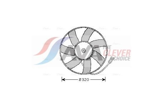 Fan, radiator OL7522 Ava Quality Cooling