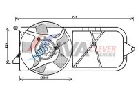 Fan, radiator OL7537 Ava Quality Cooling