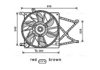 Fan, radiator OL7544 Ava Quality Cooling