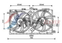 Fan, radiator OL7641 Ava Quality Cooling