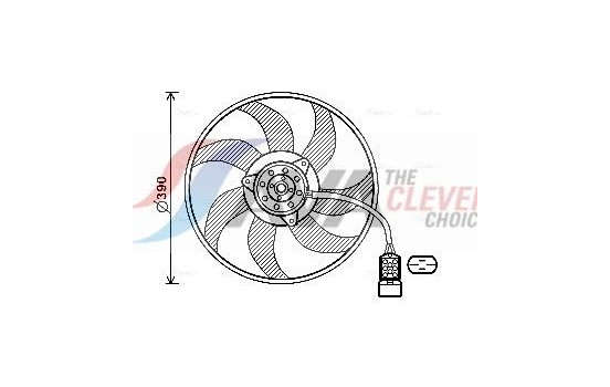 Fan, radiator OL7671 Ava Quality Cooling
