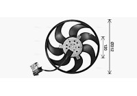 Fan, radiator OL7727 Ava Quality Cooling