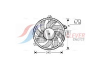 Fan, radiator PE7524 Ava Quality Cooling