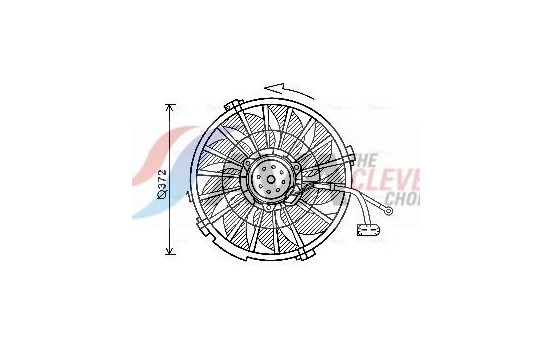 Fan, radiator PE7555 Ava Quality Cooling