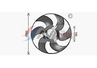 Fan, radiator PE7563 Ava Quality Cooling