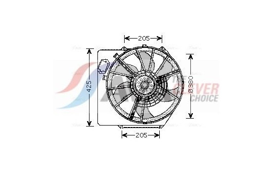 Fan, radiator RT7536 Ava Quality Cooling