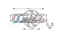 Fan, radiator RT7537 Ava Quality Cooling