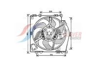 Fan, radiator RT7542 Ava Quality Cooling