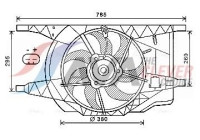 Fan, radiator RT7546 Ava Quality Cooling