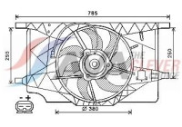 Fan, radiator RT7547 Ava Quality Cooling