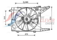 Fan, radiator RT7550 Ava Quality Cooling