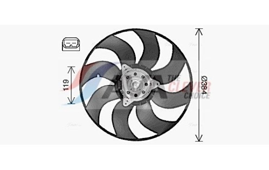 Fan, radiator RT7664 Ava Quality Cooling