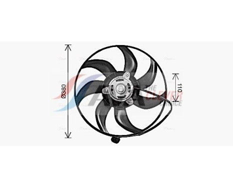 Fan, radiator RT7675 Ava Quality Cooling, Image 2
