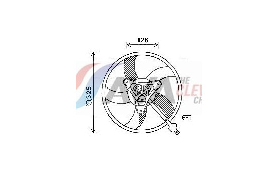 Fan, radiator SA7024 Ava Quality Cooling