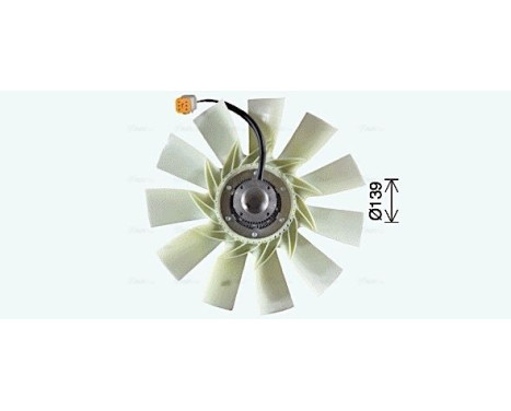 Fan, radiator SCF067 Ava Quality Cooling, Image 2