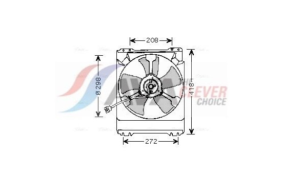 Fan, radiator SU7501 Ava Quality Cooling