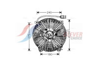 Fan, radiator SZ7505 Ava Quality Cooling