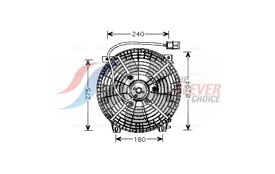 Fan, radiator SZ7505 Ava Quality Cooling