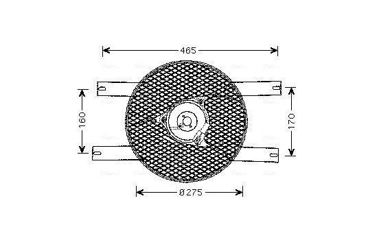 Fan, radiator SZ7507 Ava Quality Cooling