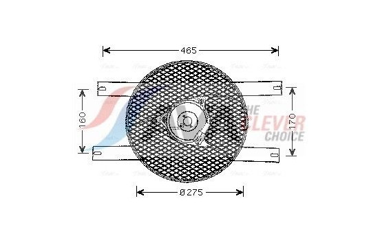 Fan, radiator SZ7507 Ava Quality Cooling