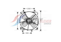 Fan, radiator TO7514 Ava Quality Cooling
