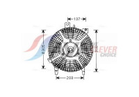 Fan, radiator TO7542 Ava Quality Cooling