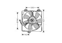 Fan, radiator TO7547 Ava Quality Cooling